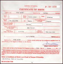 Birth Certificate